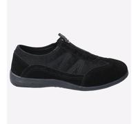 Fleet & Foster Mombasa Mujer Casual Verano Espuma Viscoelástica Zapatos Negros
