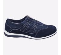 Fleet & Foster Mombasa Mujer Casual Verano Memoria Espuma Zapatos Azul Marino