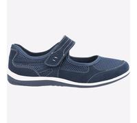 Fleet & Foster Morgan Mujer Casual Mary Jane Memoria Espuma Zapatos Azul Marino