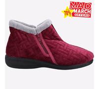 Fleet & Foster Perendale Espuma Viscoelástica Mujer Clásico Cómodo Pantuflas Red