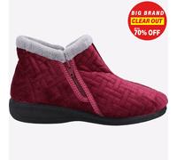Fleet & Foster Perendale Espuma Viscoelástica Mujer Clásico Cómodo Pantuflas Red