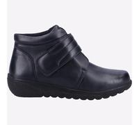Fleet & Foster Shetland Espuma Viscoelástica Mujer Botines de Piel Azul Marino