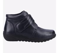 Fleet & Foster Botines de piel Shetland espuma viscoelástica Mujer Azul marino