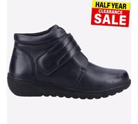 Fleet & Foster Botines de piel Shetland espuma viscoelástica Mujer Azul marino