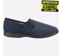 Fleet & Foster Tim Prendas para Hombre Informal Memoria Espuma Pantuflas Marino