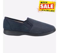 Fleet & Foster Tim Prendas para Hombre Informal Memoria Espuma Pantuflas Marino