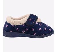 Fleet & Foster Tunnis Espuma Viscoelástica Mujer Cómodo Pantuflas Azul Marino