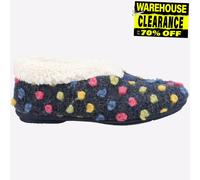 Fleet & Foster Pantuflas Snowberry Mujer Casual Confort Azul Marino