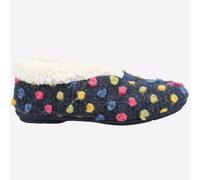 Fleet & Foster Pantuflas Snowberry Mujer Casual Confort Azul Marino