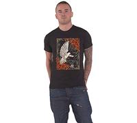 Fleetwood Mac Camiseta Dove Band Logo Nuevo Oficial Unisex Negro Talla L, Negro , L