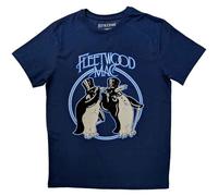 Fleetwood Mac - Camiseta con logotipo de pingüinos unisex, color azul vaquero, Azul, XX-Large