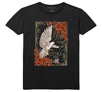 Fleetwood Mac Camiseta Dove Band Logo Nuevo Oficial Unisex Negro Talla S