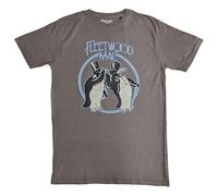 Fleetwood Mac - Camiseta Pingüino para Adultos Unisex (M) (Gris)