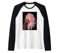 Fleetwood Mac Cantante Stevie Nicks Dreams Live 1990 Camiseta Manga Raglan