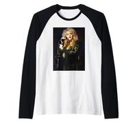 Fleetwood Mac Cantante Stevie Nicks Live 1990 Camiseta Manga Raglan