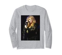Fleetwood Mac Cantante Stevie Nicks Live 1990 Manga Larga