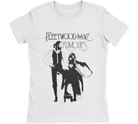 Fleetwood Mac Ladies Tee: Rumours - Small - White