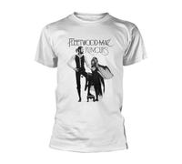 Fleetwood Mac Rumours Hombre Camiseta Blanco L 100% algodón Vorne Bedruckt Regular