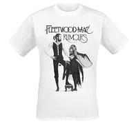 Fleetwood Mac Rumours Hombre Camiseta Blanco M 100% algodón Vorne Bedruckt Regular
