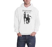 Fleetwood Mac Sudadera con capucha Rumours Band Logo Nue oficial Hombre Blanco, Blanco, M