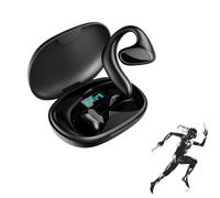 Flegobey Translator Earbuds, traducción bidireccional en 144 idiomas y acentos con Bluetooth y aplicación para traducción de voz instantánea en línea para aprendizaje de negocios en viajes (negro)