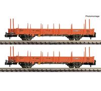 Fleischmann N 825752 Set 2 Vagón de Depósitos Giratorios Ks Wascosa EP VI Nuevo