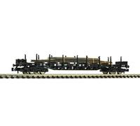 Fleischmann N 826811 Vagón Plataforma con Placas DB Época V Nuevo Ovp 1:160