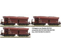 FLEISCHMANN N 852707 + 852708 + 852709 3x Faalns 150 DB Época IV NUEVO OVP 1:160