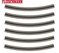 Fleischmann N 9135-S Vía curva R4, 30° (6 piezas) - NUEVO