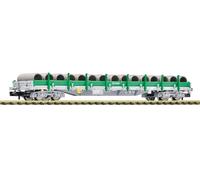 Fleischmann - ref.6660100 - Telero con bobinas RENFE verde