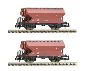 Fleischmann - ref.830310 - Set de 2 Vagones silo cereales de la BLS, época III