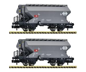 Fleischmann - ref.831313 - Set 2 vagones silo transporte cereales SBB, Ep.VI