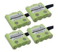 Fleixoaptv Batería For Walkie Talkie, Compatible con Motorola TLKR T5, T6, T7, T8, T50, T60, T61, T80, T81, T80 Extreme, XT180, XTR446, XTB446(4 pcs)
