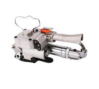 Flejadora eléctrica, empacadora neumática de soldadura por fricción, flejadora manual, herramienta de encuadernación resistente, máquina de embalaje para fleje de PP/PET de 13-19 mm de ancho (plate