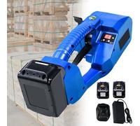 Flejadora eléctrica, funciona con pilas para correa de PP/PET, pantalla LCD digital para flejado de plástico, adecuada para 9-16 mm de ancho, 0,5-12 mm de grosor