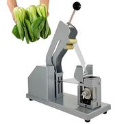 Flejadora manual de verduras con plataforma de elevación y descenso y dispensador de tensión ajustable para supermercado y embalaje agrícola