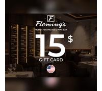 Fleming's Prime Steakhouse & Wine Bar Gift Card 15 USD Key - UNITED STATES