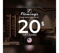 Fleming's Prime Steakhouse & Wine Bar Gift Card 20 USD Key - UNITED STATES