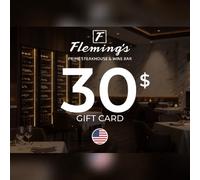 Fleming's Prime Steakhouse & Wine Bar Gift Card 30 USD Key - UNITED STATES