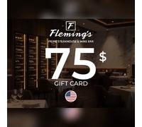 Fleming's Prime Steakhouse & Wine Bar Gift Card 75 USD Key - UNITED STATES