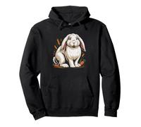 Flemish Giant Anatomia Raza De Conejo Gigante Mama Sudadera con Capucha