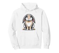 Flemish Giant Conejo Gigante Retrato De Mama Sudadera con Capucha