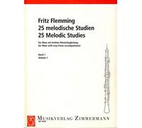 FLEMMING - Estudios Melodicos (25) Vol.1º para Oboe y Piano