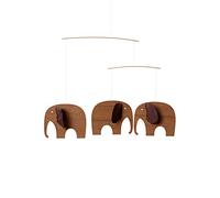 Flensted Baby Elephants 3 071TU - Móvil de madera (24 x 32 cm), color marrón
