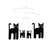 Flensted Cats Móvil, Acero, Negro, 30 x 34 cm