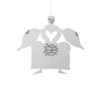Flensted Concert Angel Mobile 694 - Móvil de cartón (9 cm), color blanco