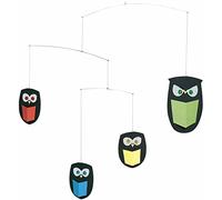 Flensted f051 The Wisest Owls - Móvil, acero, multicolor, 43 x 45 cm