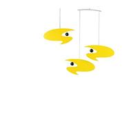 Flensted Mobile Stellanova amarillo, decoración hecha a mano en Dinamarca