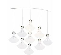 Flensted Mobiles Angel Chorus - Móvil colgante (9 ángeles), 35,5 cm, cartón de alta calidad