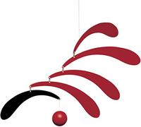 Flensted Mobiles - Flowing Rhythm - Móvil - Carillón de viento - Rojo - 90/170 cm